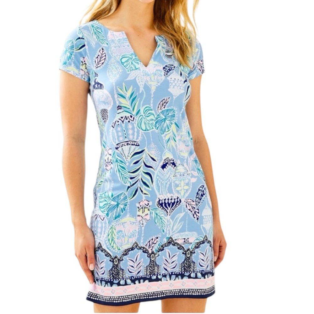 Lilly Pulitzer Women’s UPF 50+ Sophiletta XS Dress 🩷🩵💚